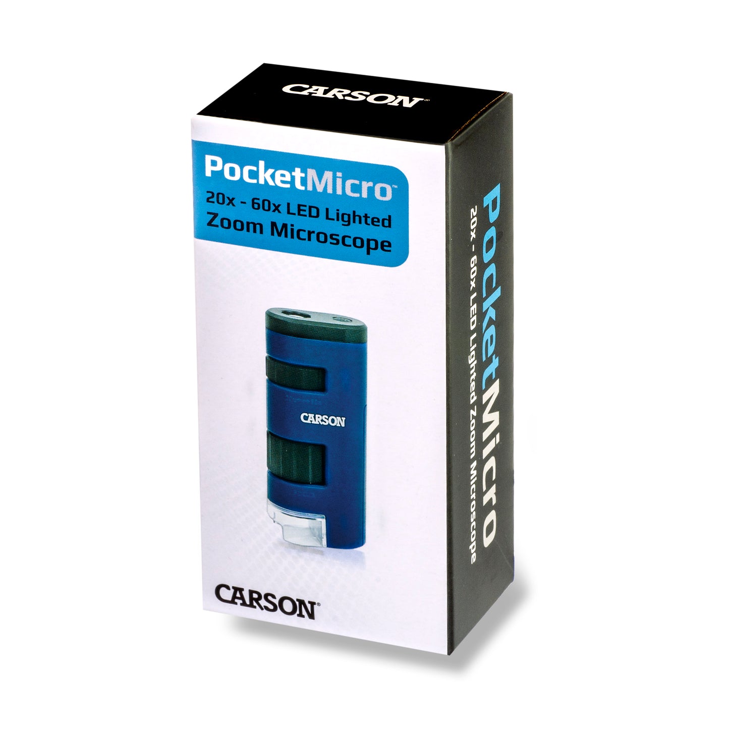 Carson Pocket Micro 20x-60x LED-belyst zoom mikroskop