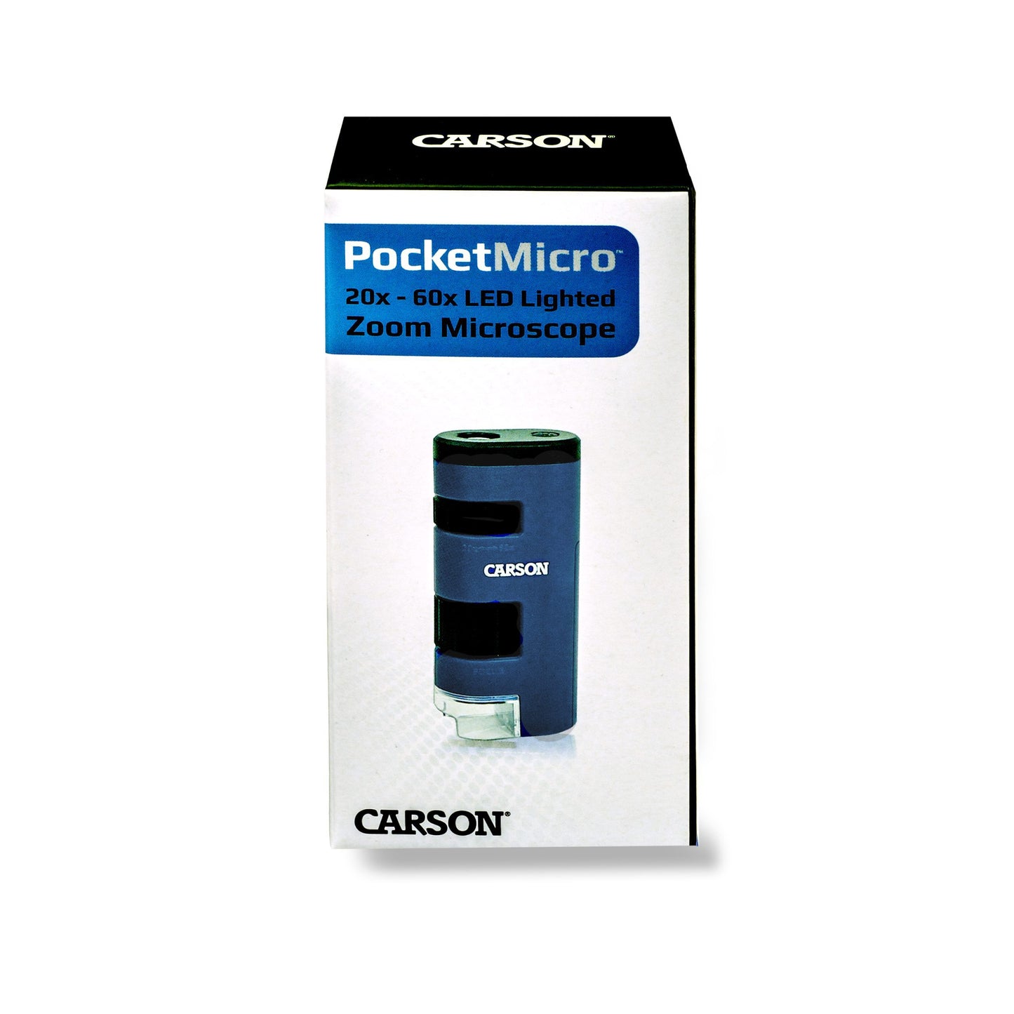 Carson Pocket Micro 20x-60x LED-belyst zoom mikroskop