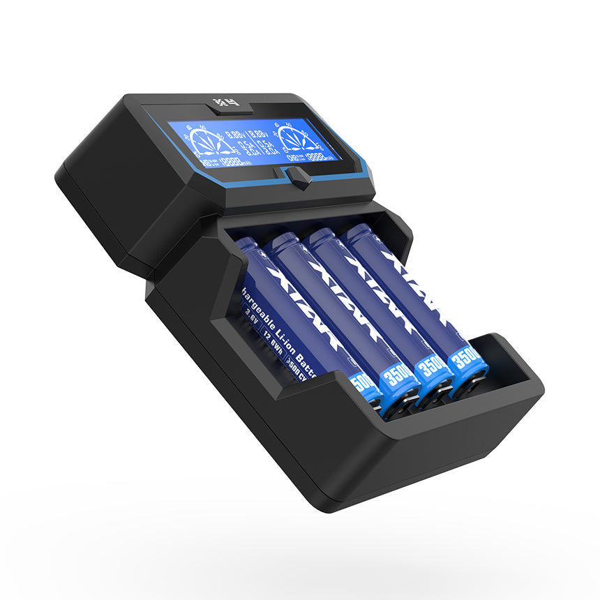 Xtar X4 - Hurtiglader for Li-Ion batterier.