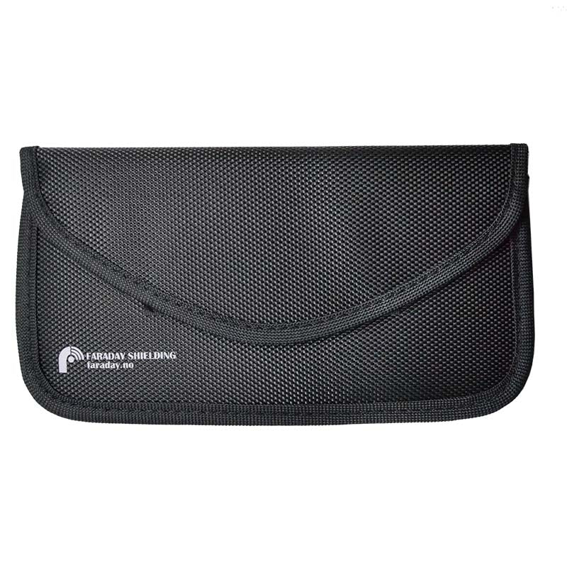 2-lags Faradaybag for mobiltelefon, pass og bankkort 20 x 10 cm