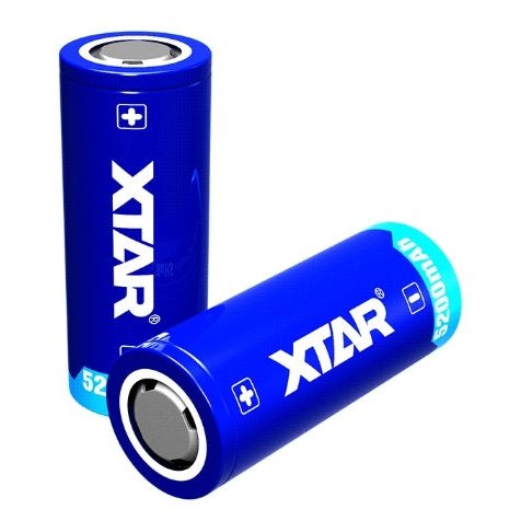 Xtar 26650 Litium Ion batteri 5200 mAh