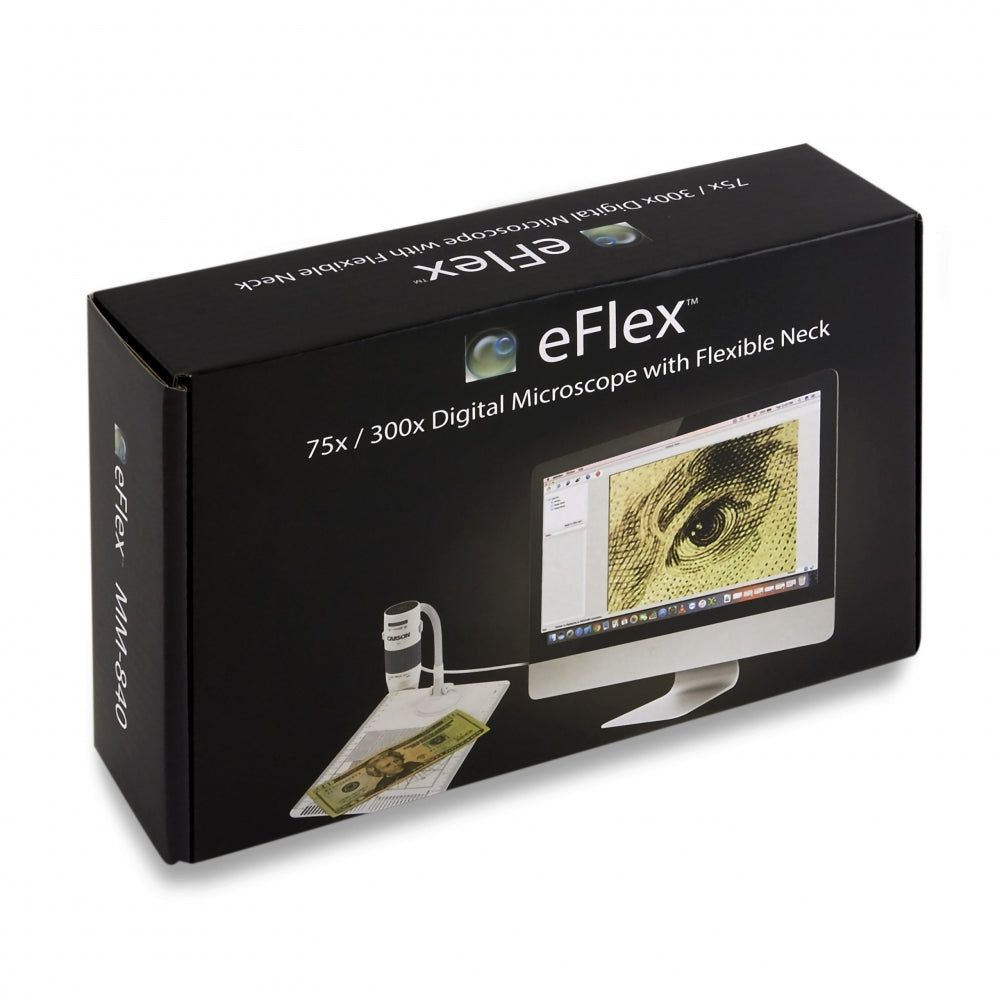 Carson eFlex™ 75x-300x USB Digitalt mikroskop med stativ